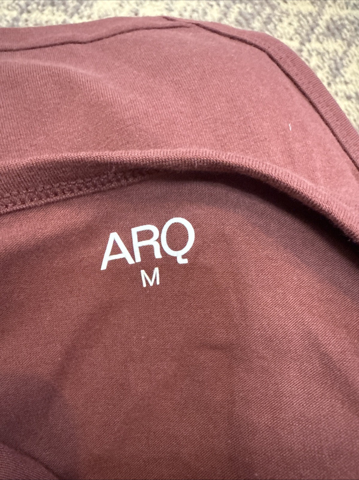 NWT ARQ Burgandy High Cut Organic Cotton Underwear Size Medium