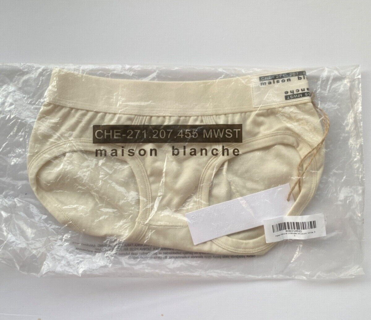maison blanche All Gender Underwear Without Pouch , Size 3