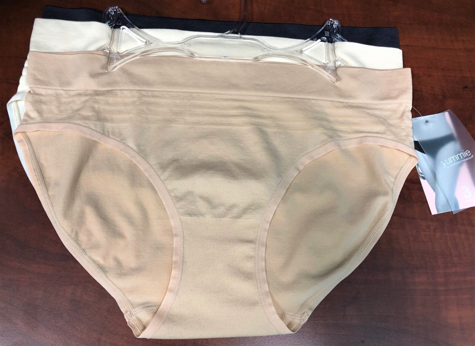 Yummie by Heather Thomson Seamless Stretch Comfortable Bikini Panties Set of 3