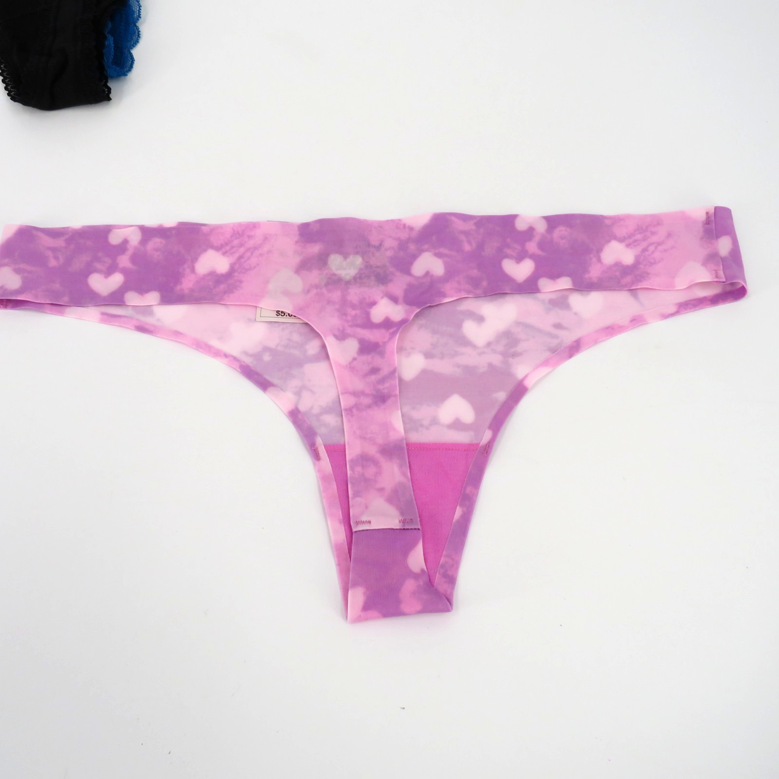 Auden Bonded Edge & Lace Thong Underwear Women’s Size XL (16) – 3 Pairs