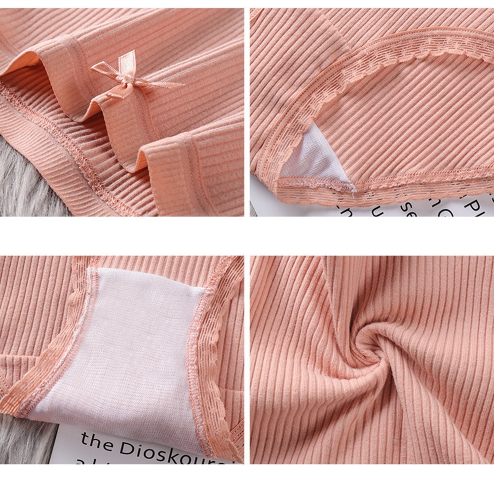 Cute Design Lightweight Womens Breathable Mid Rise Underwear Large Sizes