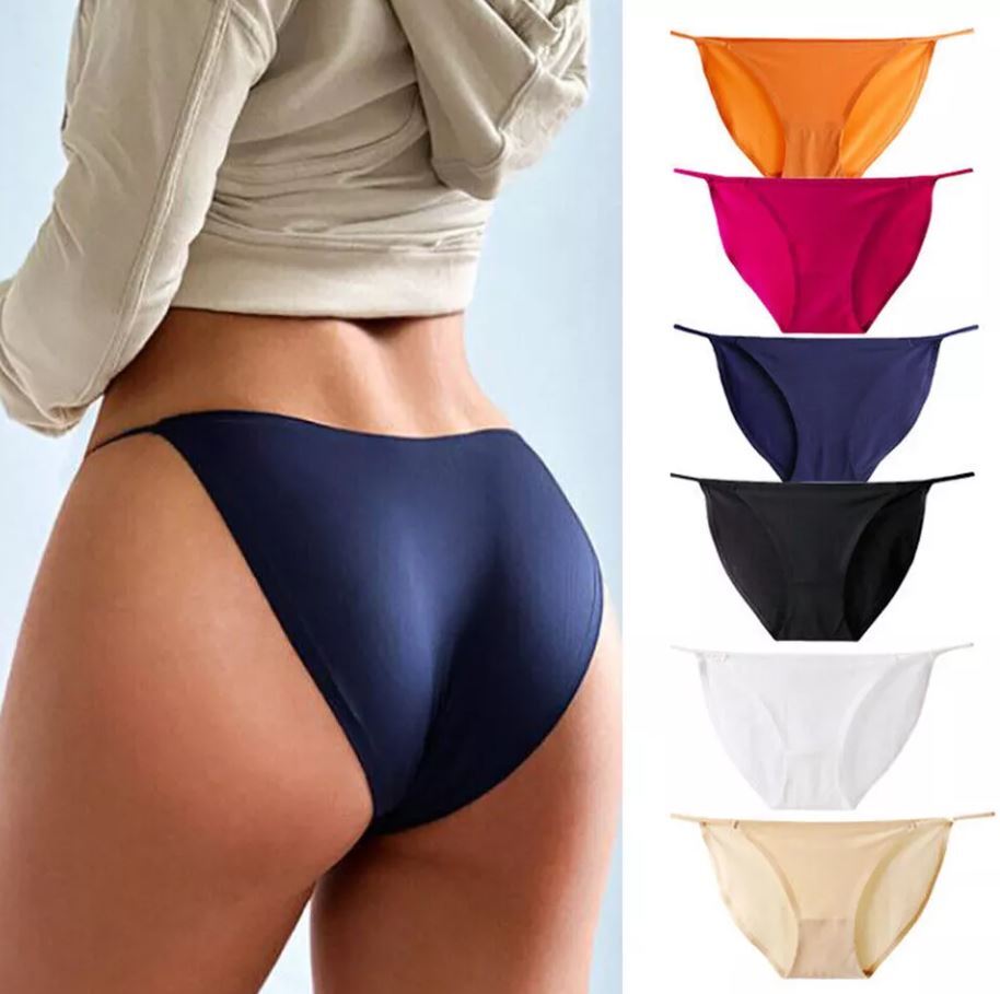 6PCS/LOT Sexy Womens String Bikini Panties Briefs Low Waist Underpants Underwear