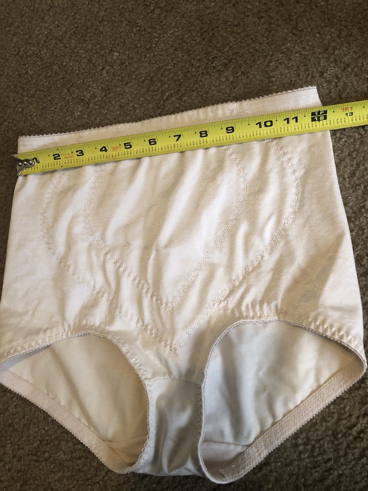 Flexees Womens Panties Xl High Waisted Tummy Control Style 3630 Granny Vintage