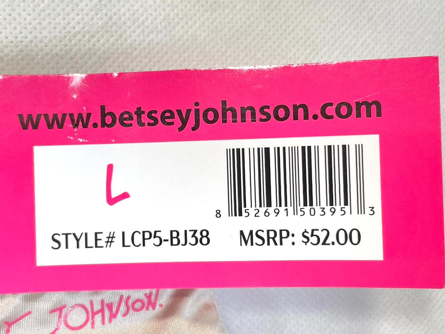 NWT 5-Pack Betsey Johnson Women’s L Hi-Leg Bikini Underwear LCP5-BJ38 Assorted