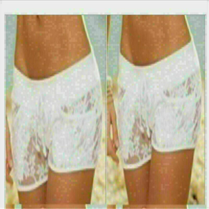 Popular Women’s Sexy Lace Pockets Panties Flower Briefs Underpants Boxer Shorts