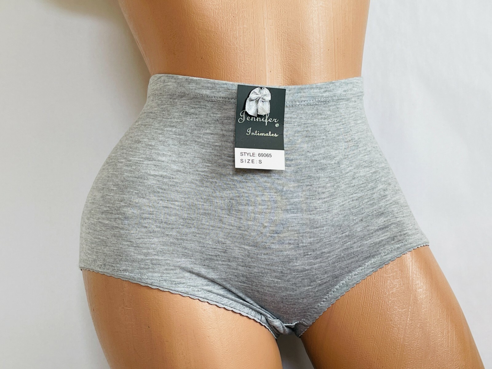 3/6 Pack Women High Waisted Briefs Bikini Panties Cotton Comfy 65 Underwear S-2X