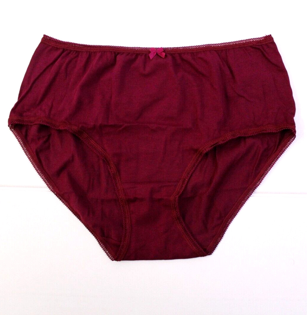 Ex M & S Ladies 5 Pack Cotton Lycra High Rise Shorts Briefs Midis Underwear