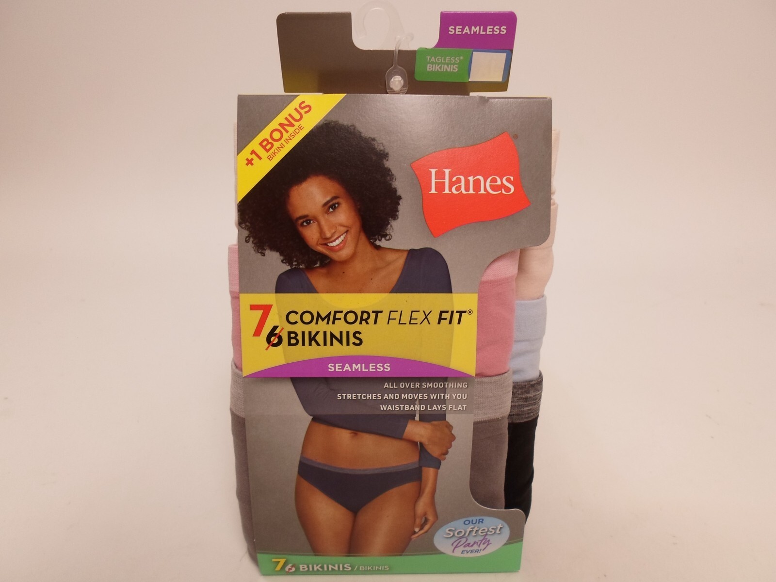 CHOOSE SIZE Women’s Hanes 7-pack Comfort Flex Fit Bikinis Underwear Seamless