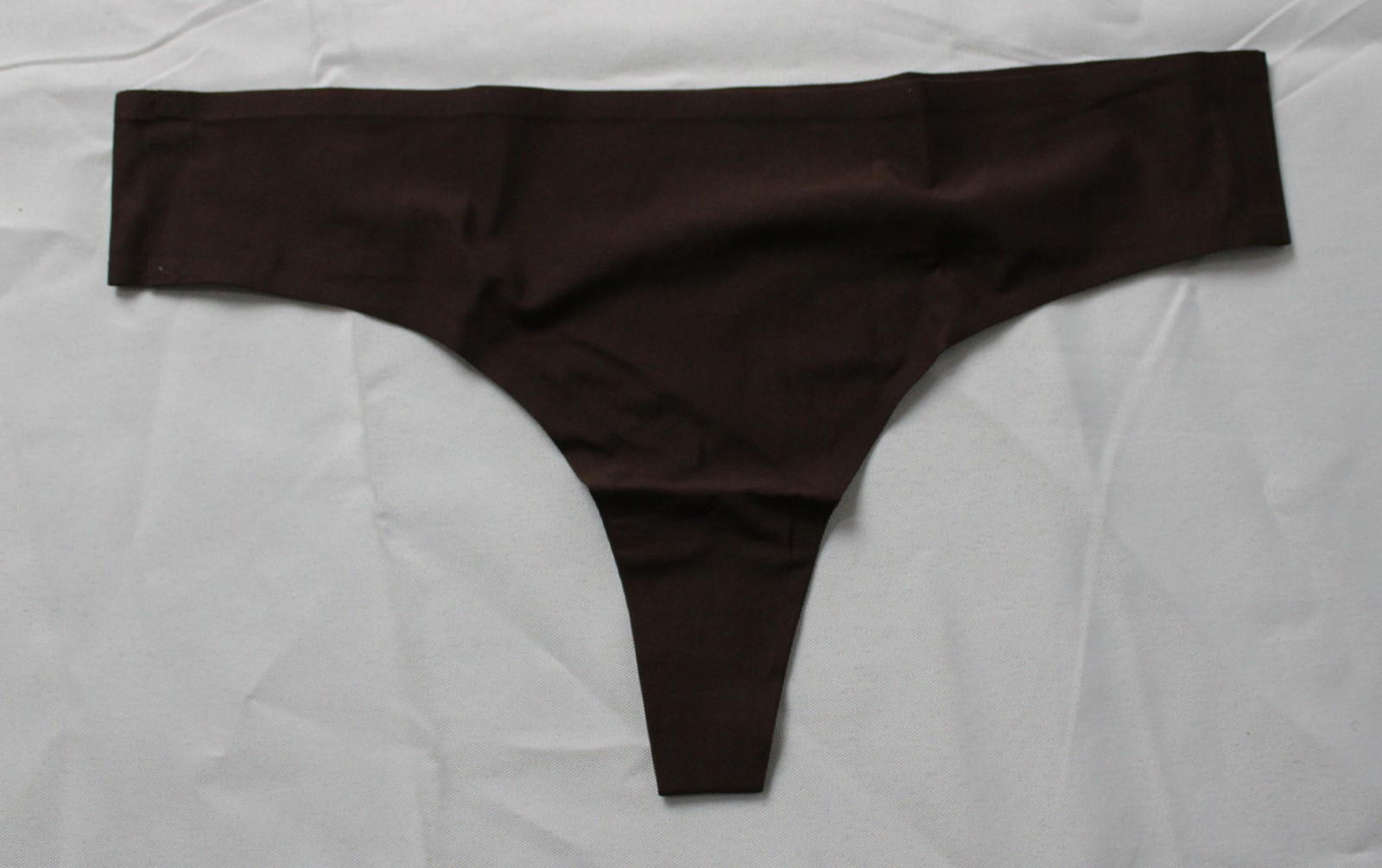 Thirdlove Women’s Smooth Zero Edge Invisible Thong AC2 Dark Brown Medium