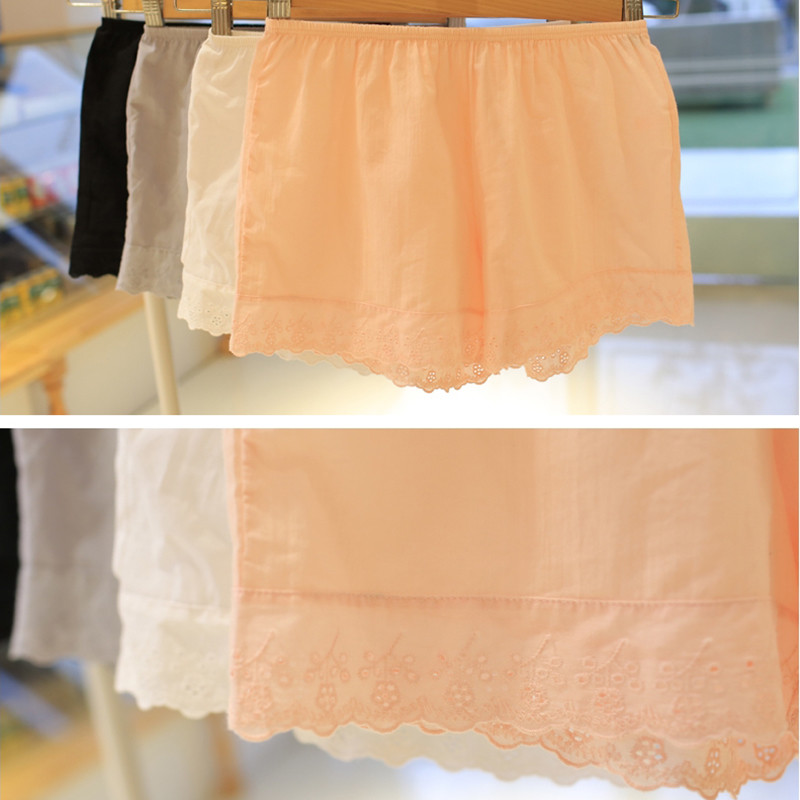 Womens Ladies Cotton Soft Plain Shorts Boxer Briefs Underdresses Knickers Shorts