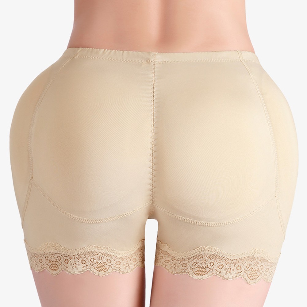 Shaping Pants for Women with Padded Butt Lifter Lace Design Push Up Panties