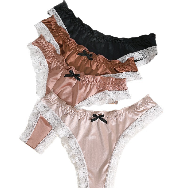 5 Pack Lot Sexy Ladies Womens Thong Panties Lace Brief Underwear Bikini Lingerie