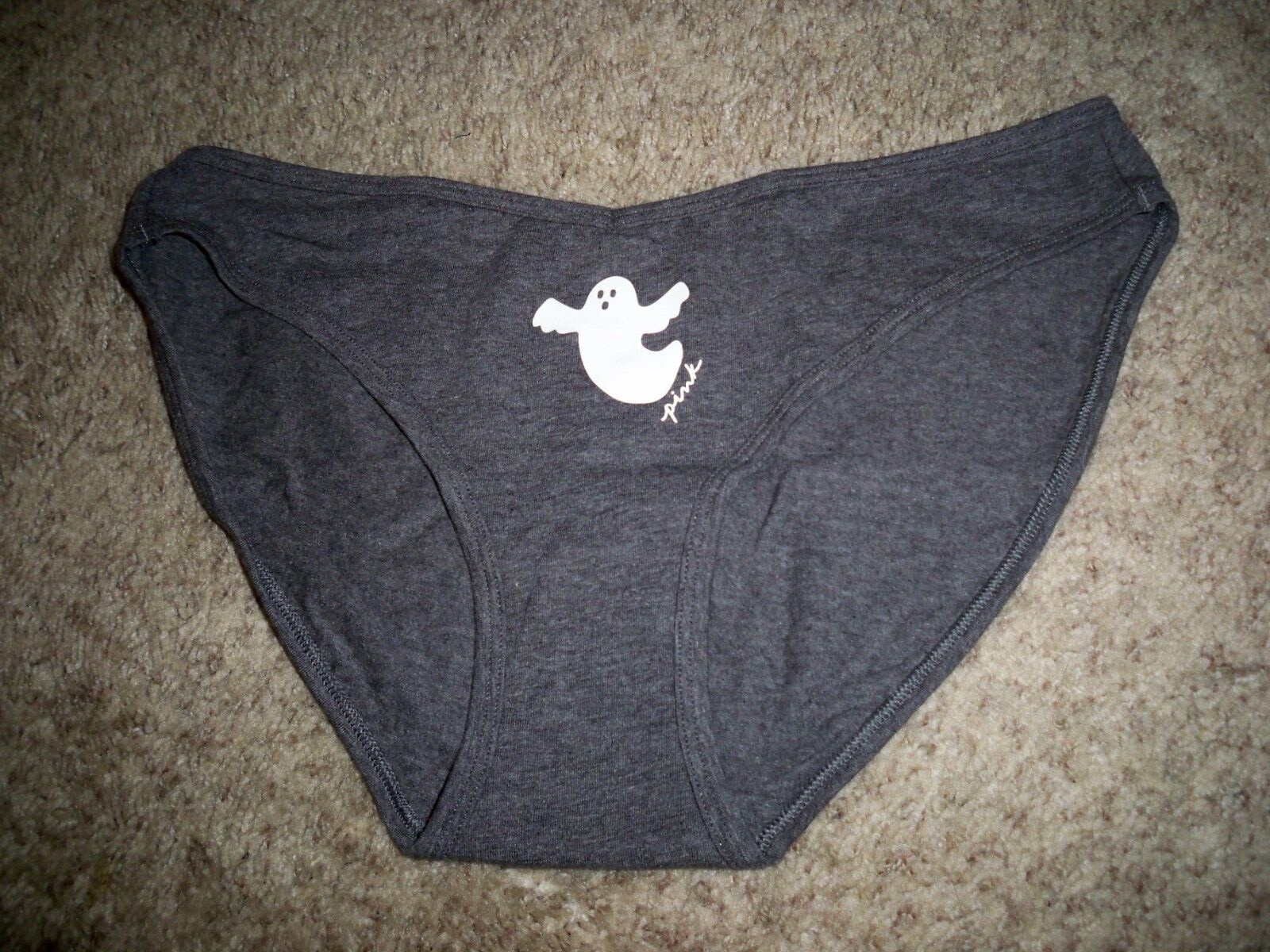 VICTORIAS SECRET HALLOWEEN BIKINI GHOST LARGE NEW