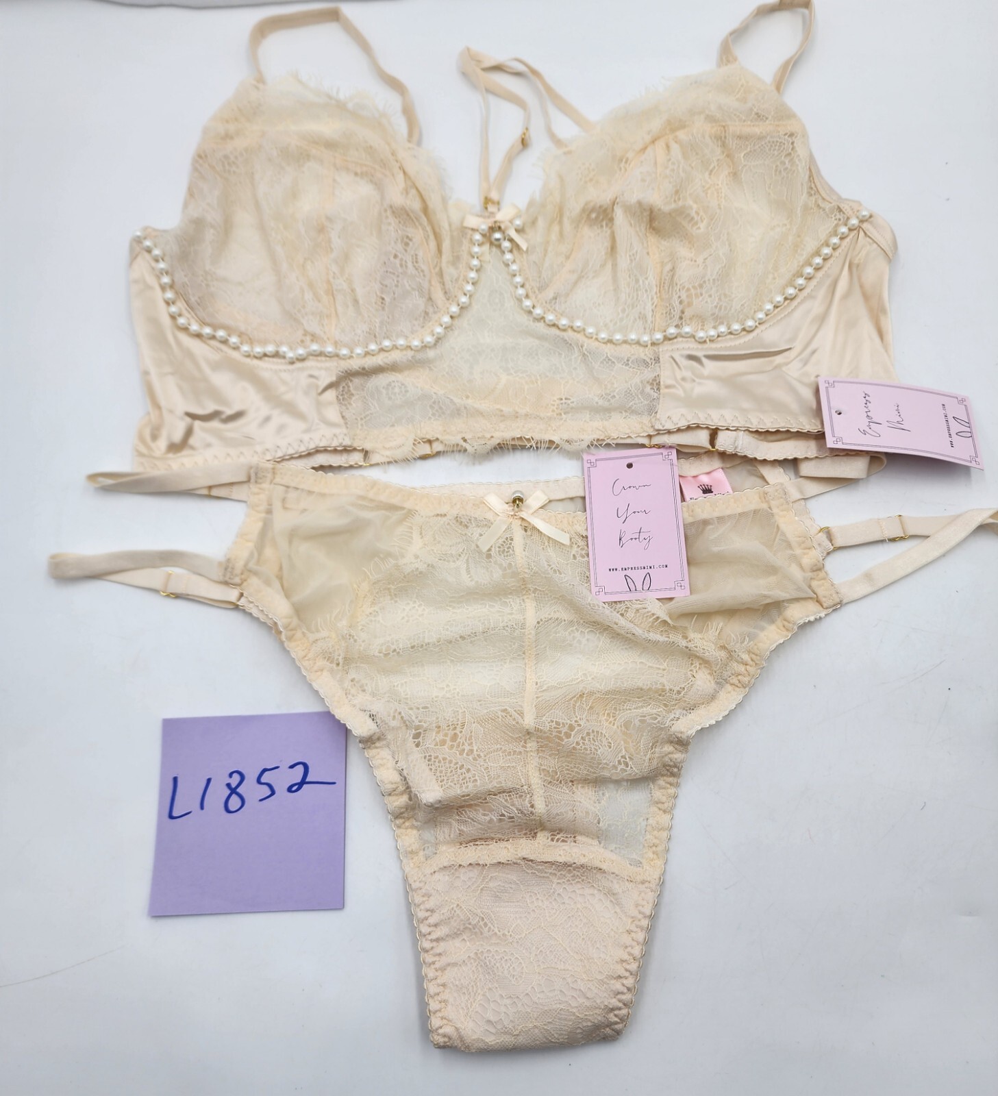 Express Mini Lingerie Jacqueline Full Set. Bottom XXXL Top XXL