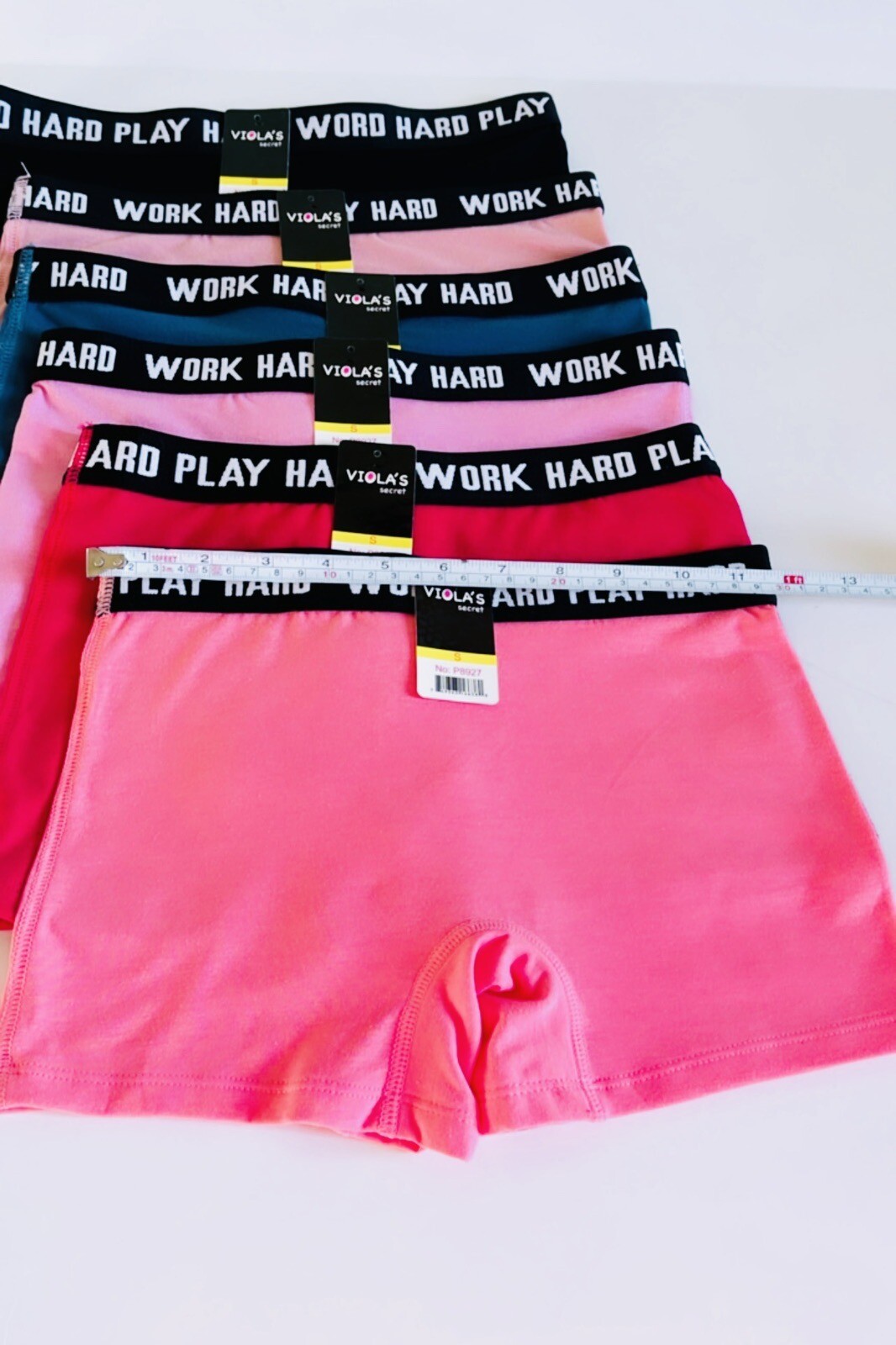 Lot 6 Pcs Boxer Briefs Sexy Women’s Underwear Panties Boyshorts Cotton 27 Size L