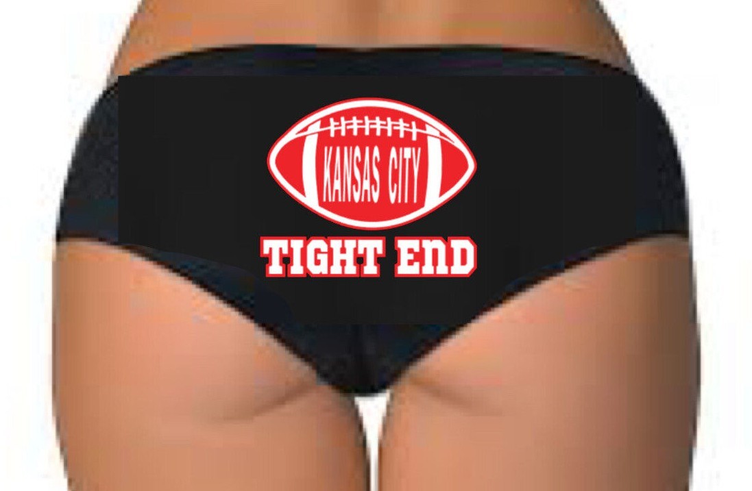 Kansas City Football Team Tight End Sexy Cheeky Panties Underwear