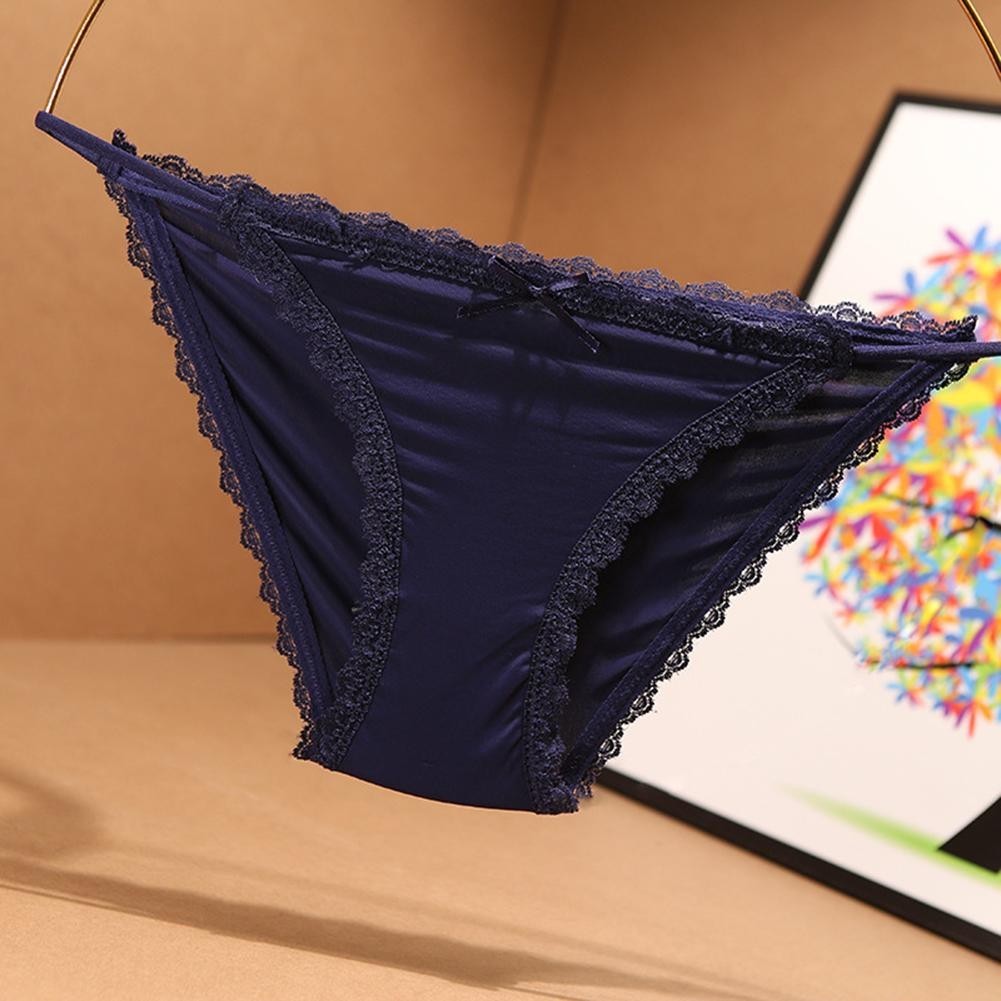 Ice Silk Underwear Triangle Underwear Four Seasons Wear Nylon Spandex Blend