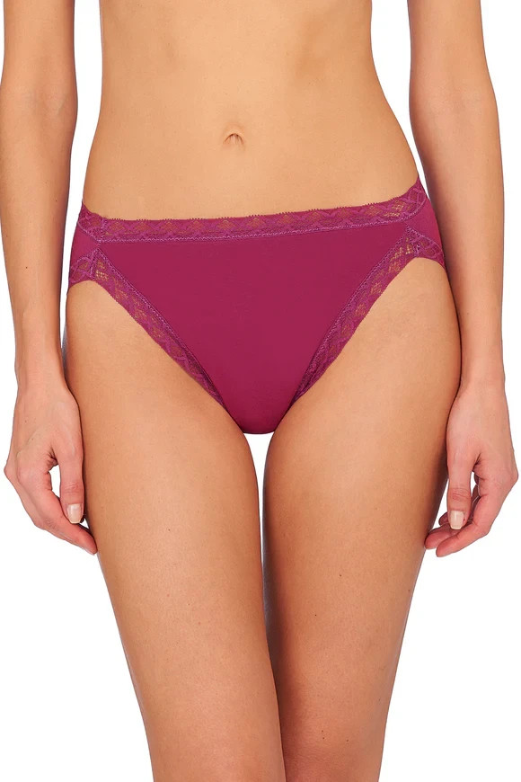 Natori Women’s Bliss French Cut Brief Pinot 152058 Large Cotton Best Seller NEW