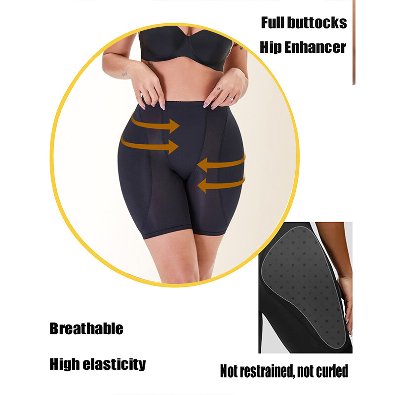Low Waist Buttock Panties Padded Shapewear Fake Ass Shorts Crossdresser Corset