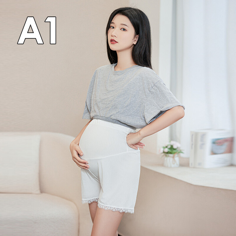 Pregnant Maternity Briefs Adjustable High Waist Loose Safety Shorts Underwear