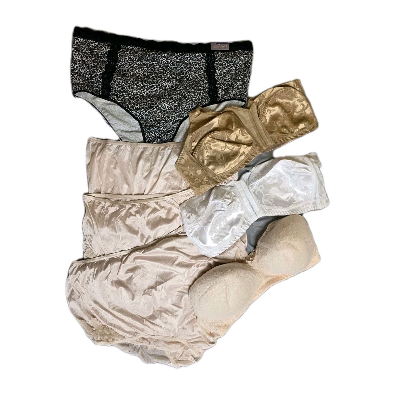 Lot of 4X Vanity Fair Panties and 3 48D Bras