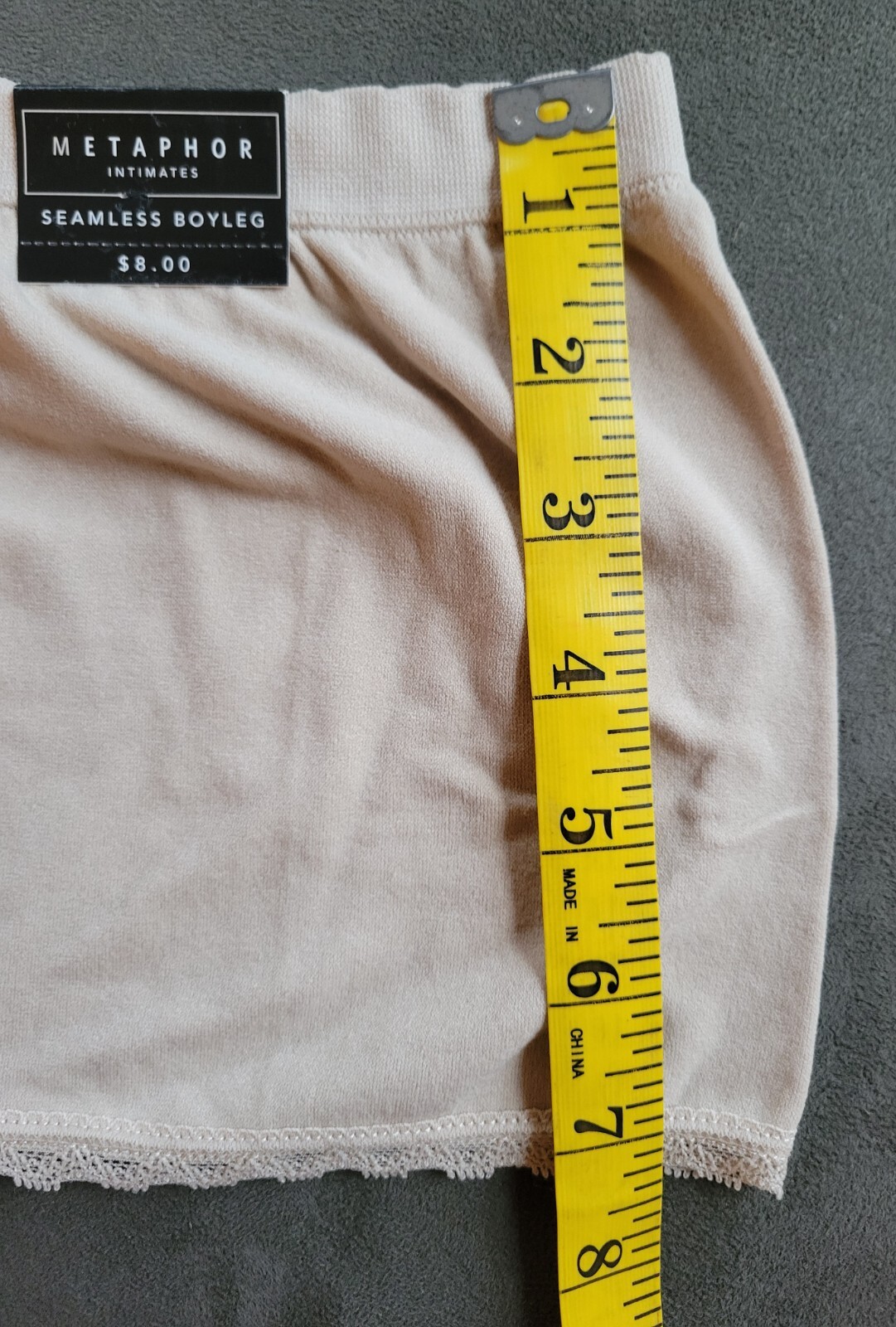 NWT Metaphor Nude Women’s Seamless Boyleg Boyshort Panties Underwear Size 8