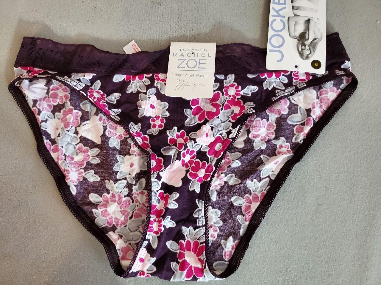 NWT JOCKEY MODAL SPANDEX BIKINI PANTIES RACHEL ZOE 2003 504 FLORAL S