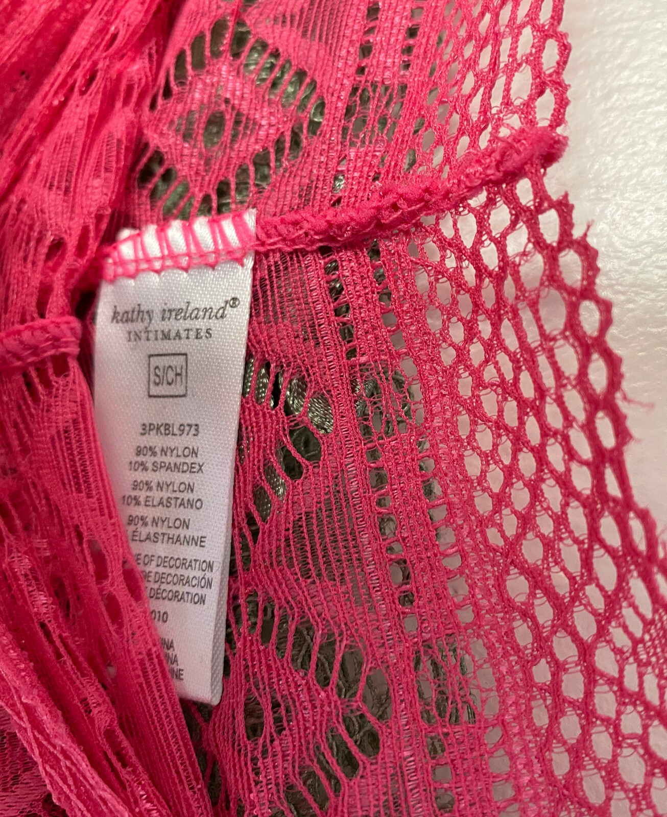 3 Kathy Ireland Intimates SZ Small Panties Underwear Boy Leg Nylon Spandex Lace