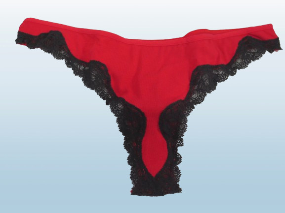 EXPRESS INTIMATES COTTON SPANDEX THONG PANTY BLACK, PINK & RED SIZE L 3PC SET