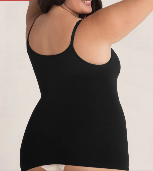 Shapermint Essentials All Day Every Day Scoop Neck Cami – New – Black XXXXL