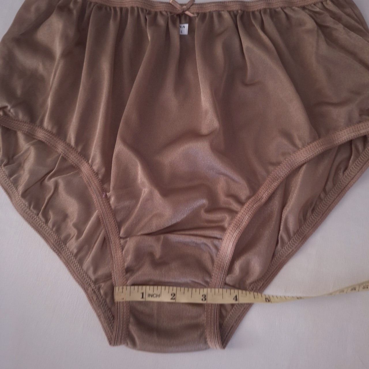 7 Nylon Panties Underwear Woman Man Silky Soft Smooth Briefs High Waist 30″-36″L