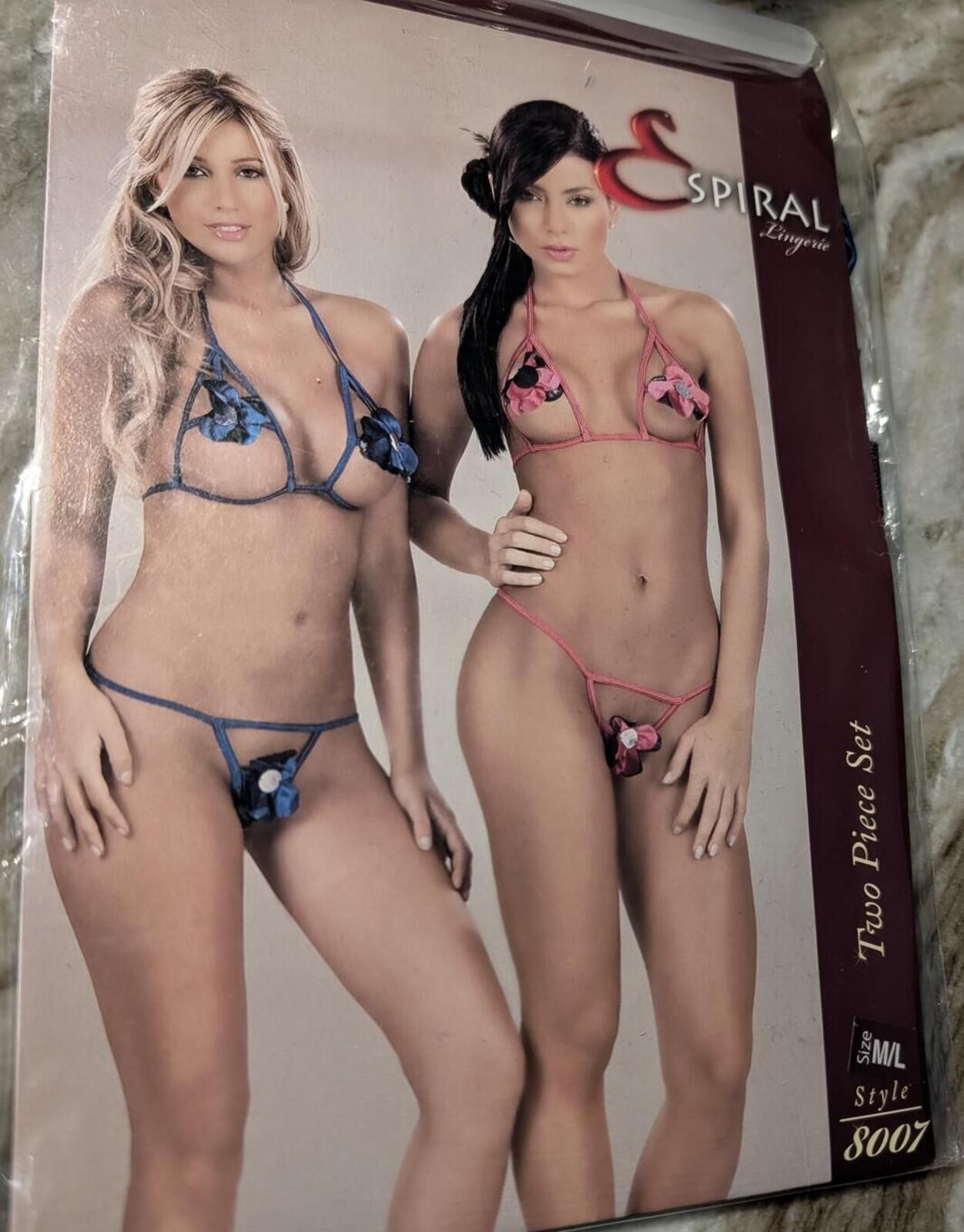 Espiral Lingerie Pink Sexy Go-Go Dancer Rave wear Club Vintage Y2K S/M NWT