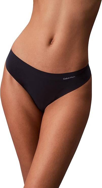 CALVIN KLEIN Invisibles Seamless Thong Panties, 2 Pack ASSORTED M