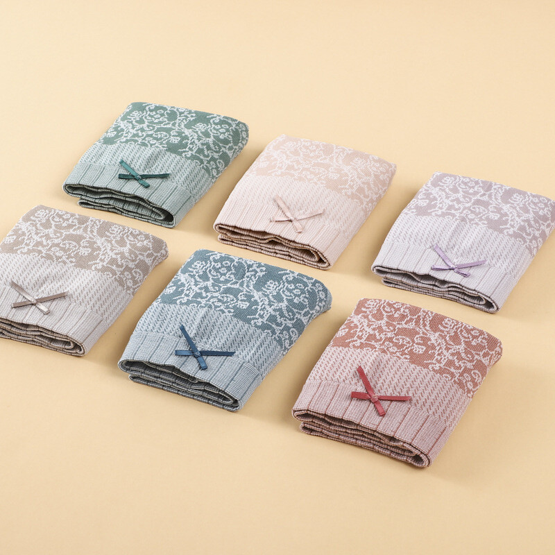 4 Pack Graphene Antibacterial Women Cotton Underwear Panties Softer Mid-waist