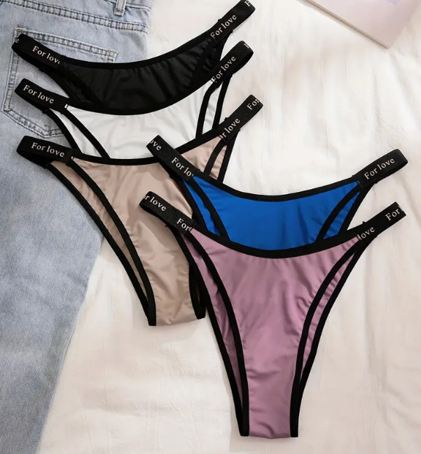 Beautiful soft silky comfy tanga style knickers sissy panties CD TV
