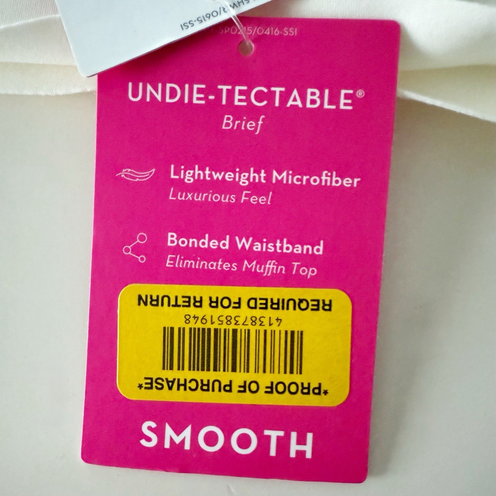 SPANX Undie-tectable Control Panties Brief SP0215 : Powder Ivory – M Medium NEW