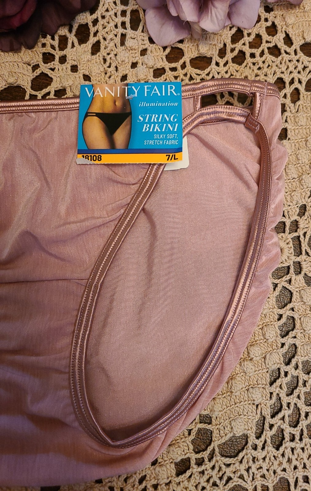 7/L VANITY FAIR Illumination SeXy LONG LASTING String Bikini Panty – 18108