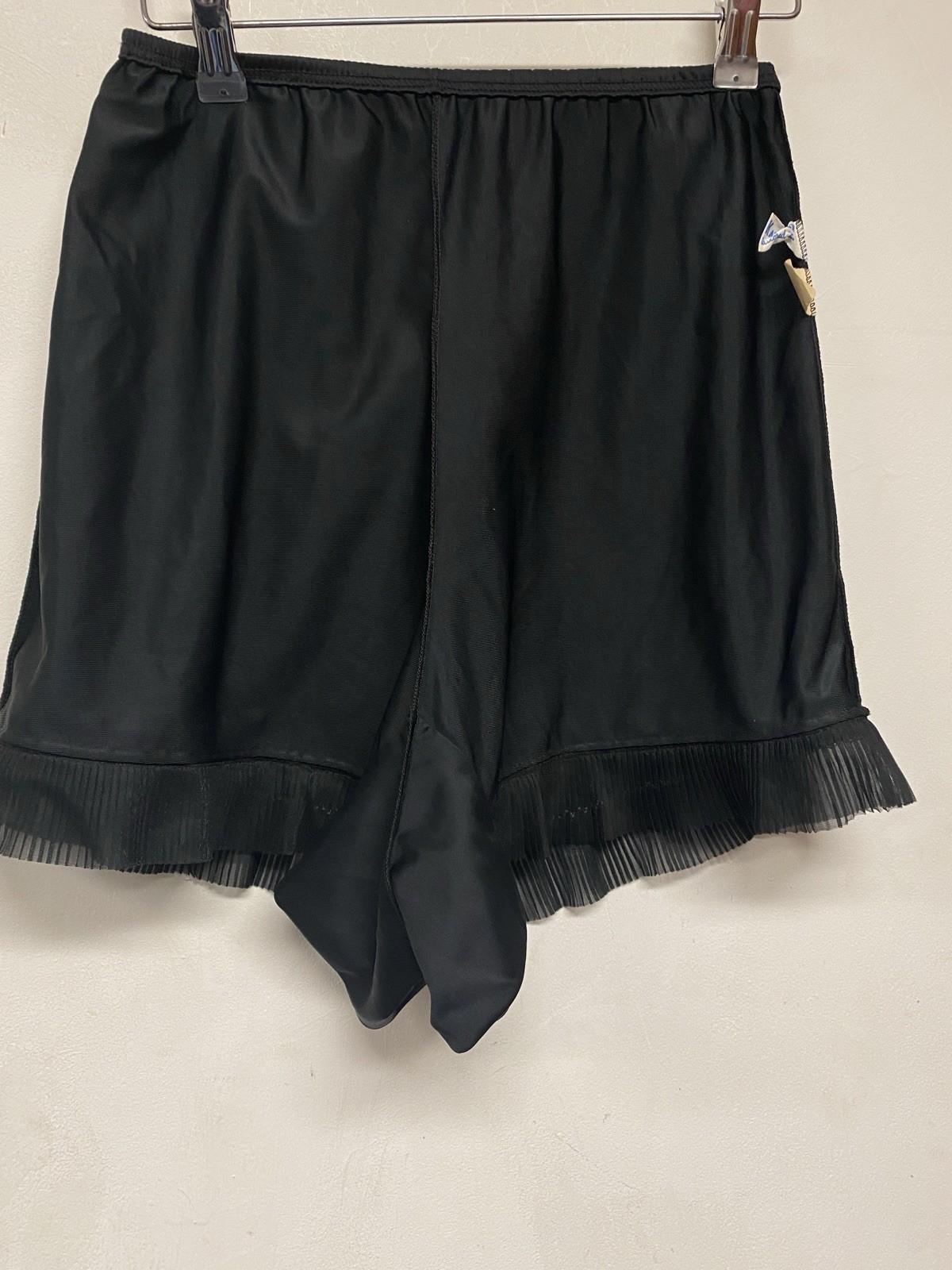 1950s Kayser Tailored 25 Black Nylon Jersey French Knickers Size S