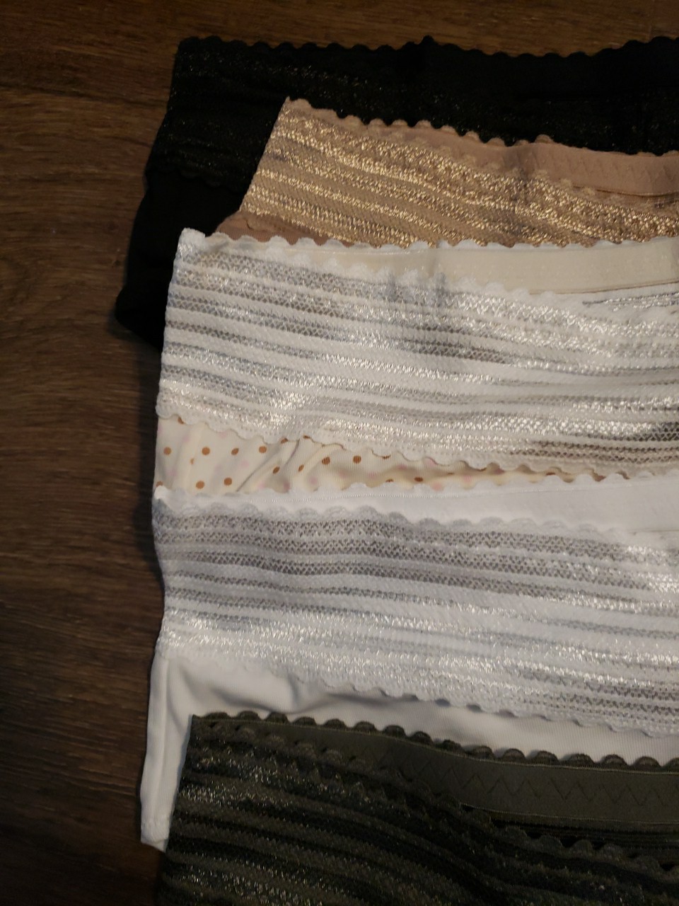 Warners Hipster Panties Underwear Lace Top (6-Pack) Women’s Sz M Cotton Stretch