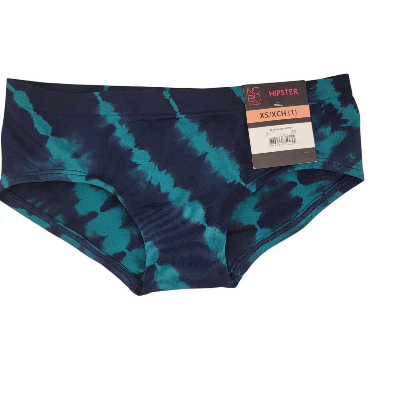 No Boundaries NOBO Seamless 3-Pack Multi-Color Hipster Panties – Size XS NWT