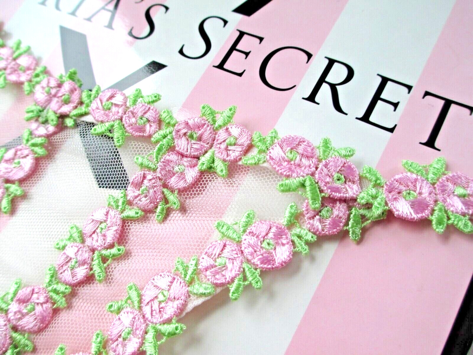 VICTORIA’S SECRET DREAM ANGELS String Bikini Panty VS Pink Fizz Floral S M L XL