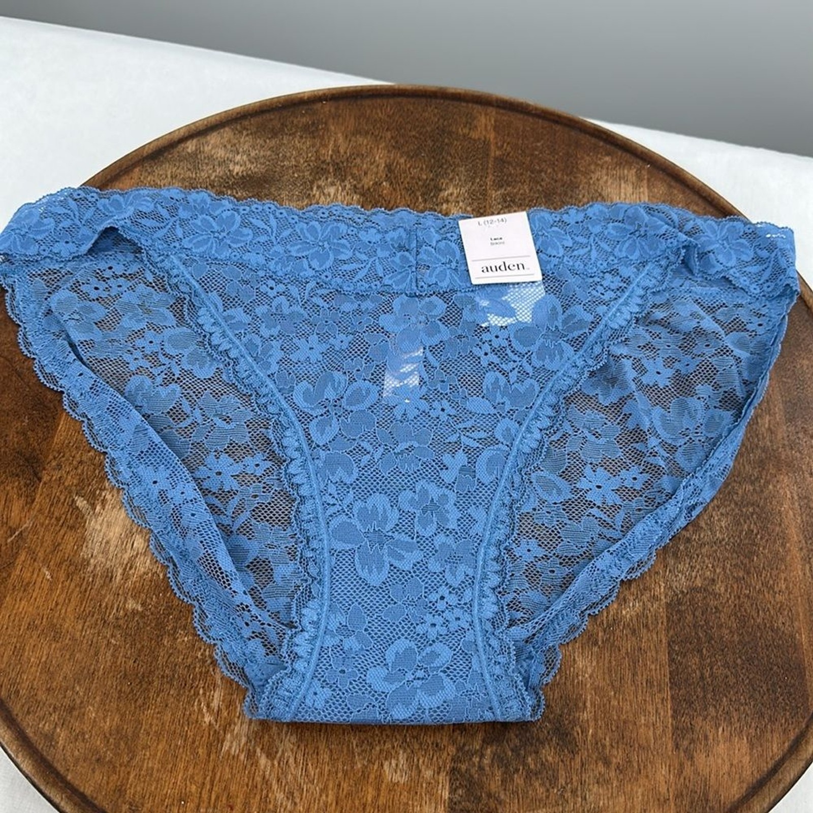 Auden Deal Worthy Underwear Wm Large (12-14) Variety 5 Pairs Bikini Granny Lace