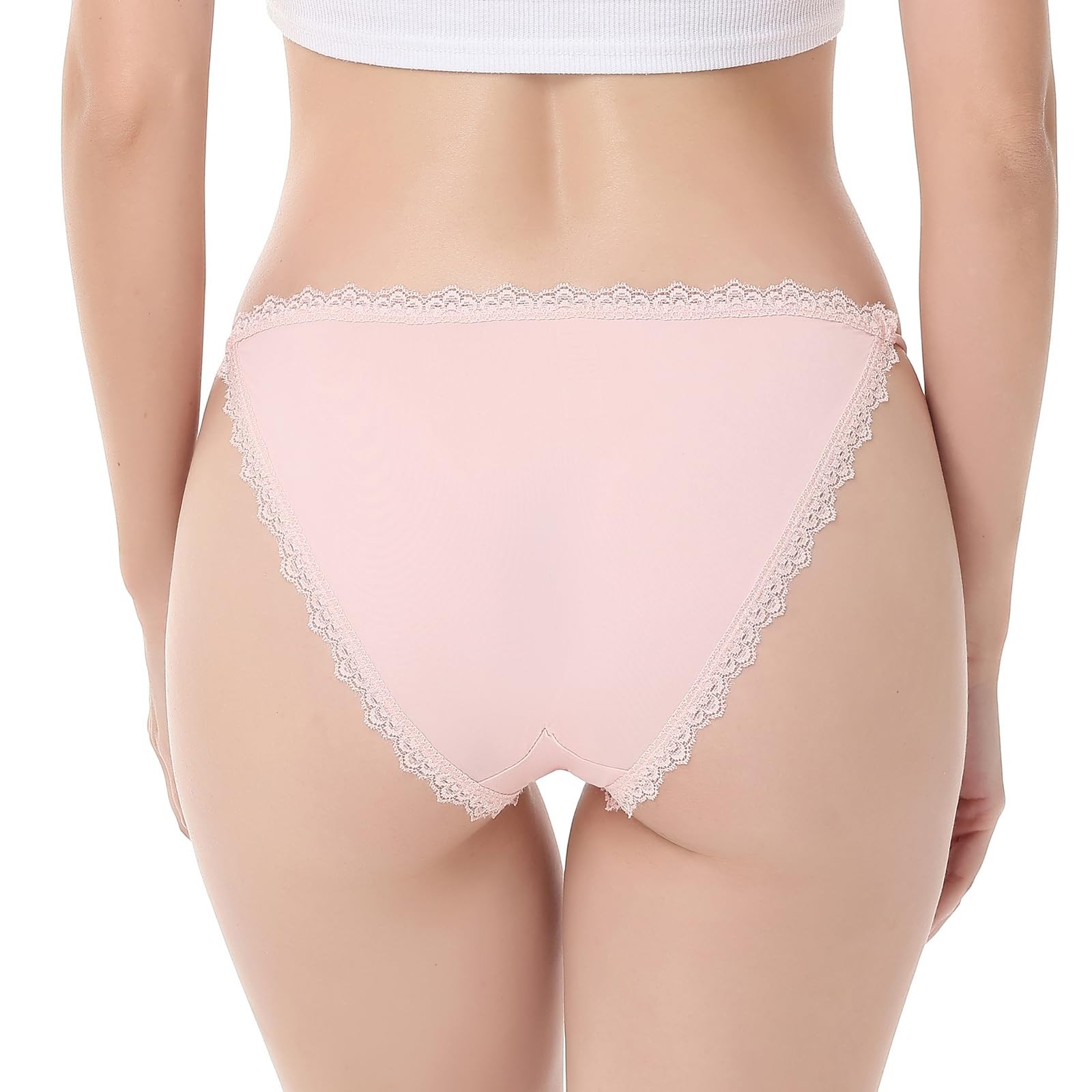 Cotton Underwear for Women 6 Pack String Bikini pure cotton Panties Sexy Unde…