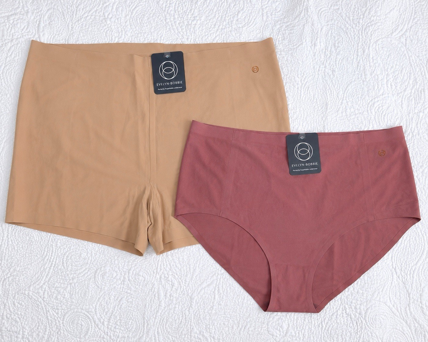 Evelyn & Bobbie NWT Full Brief Panty & Slip Short Set Seamless High Rise