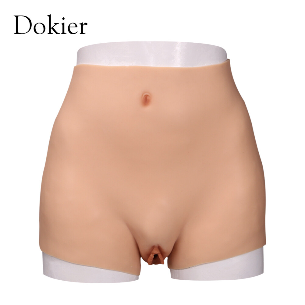 Silicone Crossdresser Fake Vagina Panty Panties Transgenser Hip Shaping Pants
