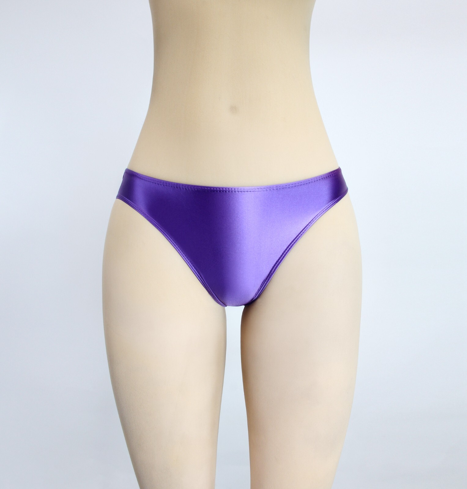 Women’s Sexy Smooth Glitter Panties Underwear Low Waist Briefs Opaque Underpants