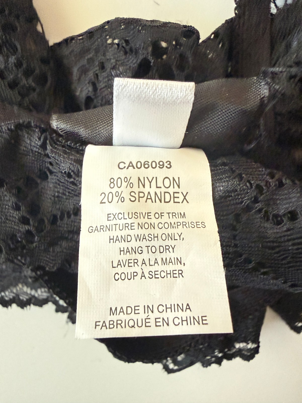 Coquette Lace Panty XL Thigh High Stockings Lace Top Black Lingerie Set NWT