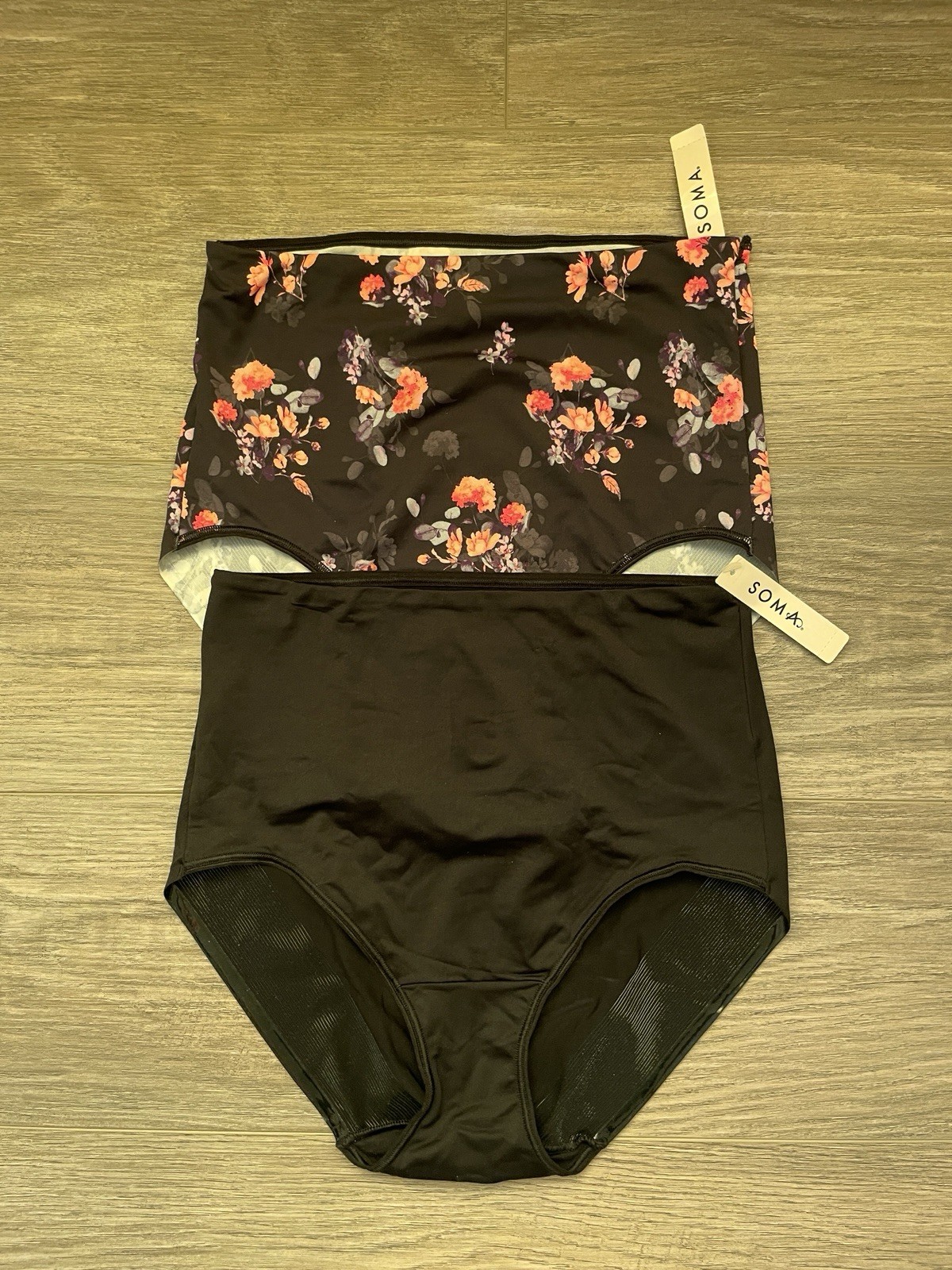 $52 Soma Panty Lot ~2 Pair ~Large~Vanishing Tummy High Waist Brief ~NWT❤️
