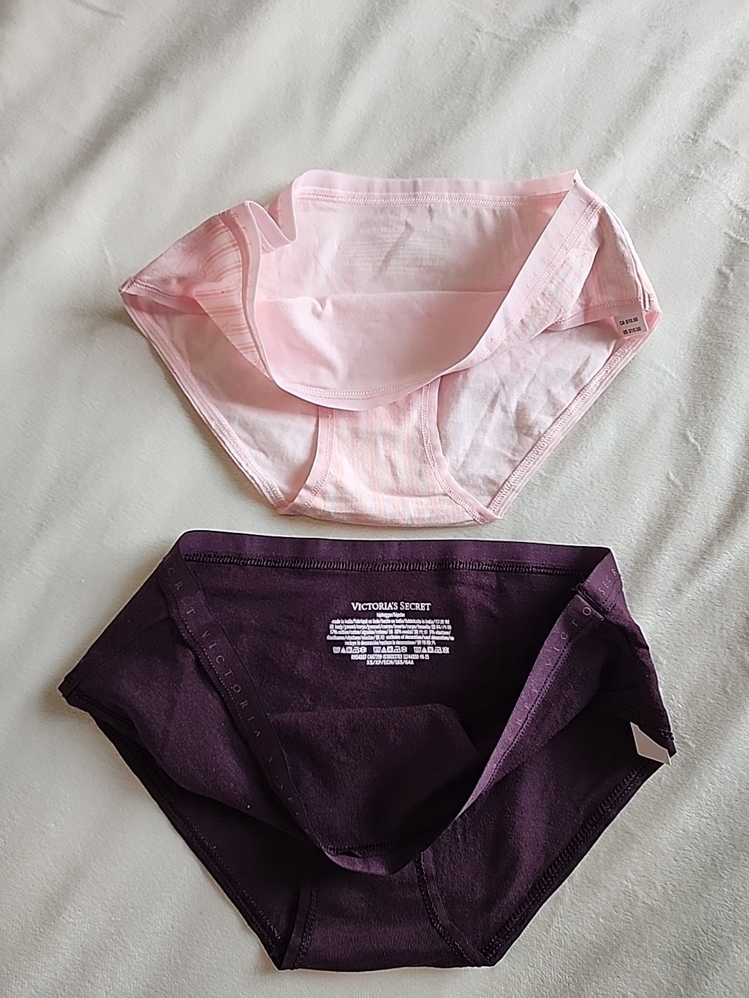 2 NWT VICTORIA ‘S SECRET PANTY BIKINI CHEEKHIPHUGGER, Cotton Blend, Sz Xs India