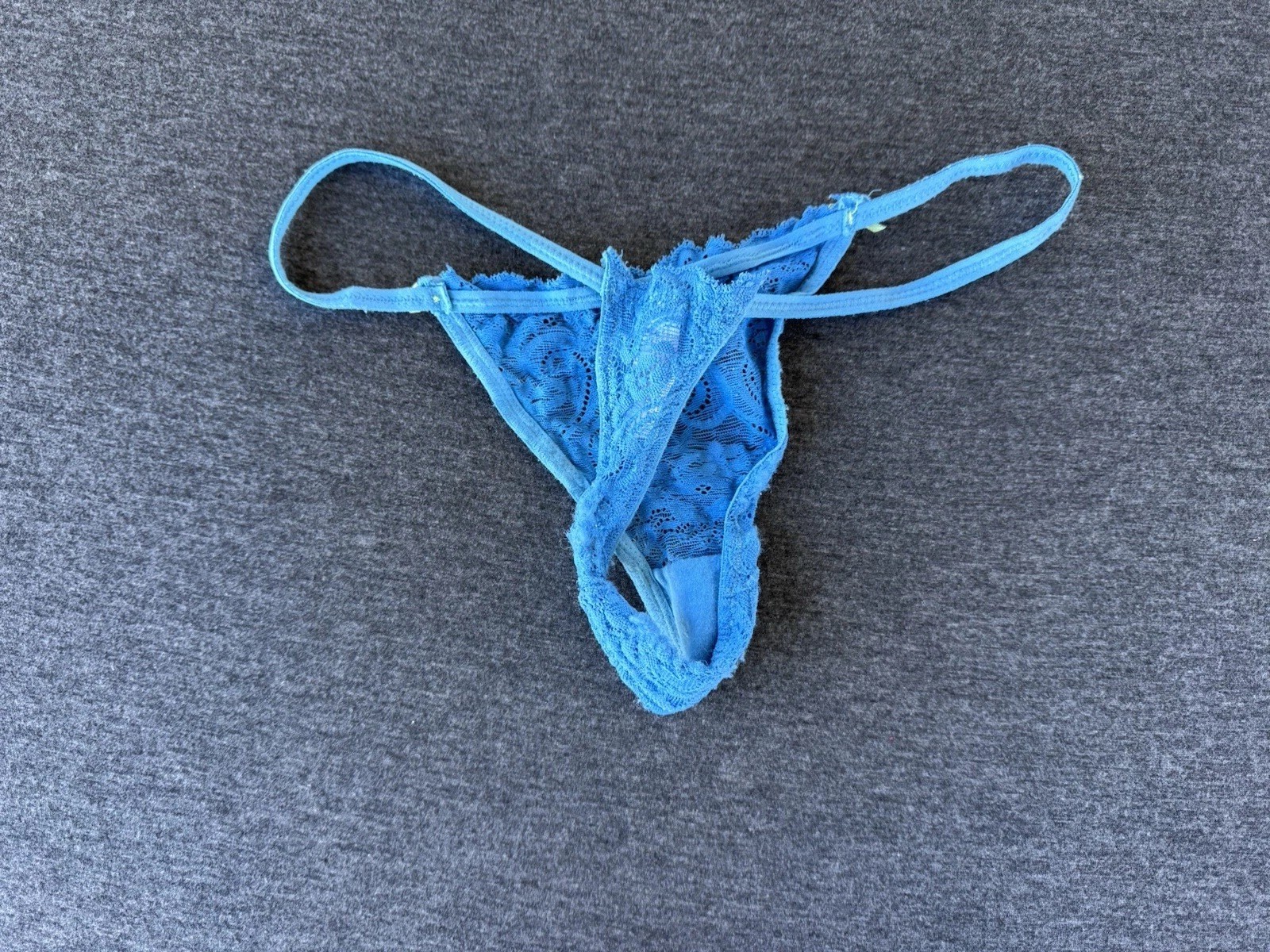 Lace & Mesh Thong Lot 5 Pink Blue Red White Lingerie Bundle Sz M & 6 NWOT